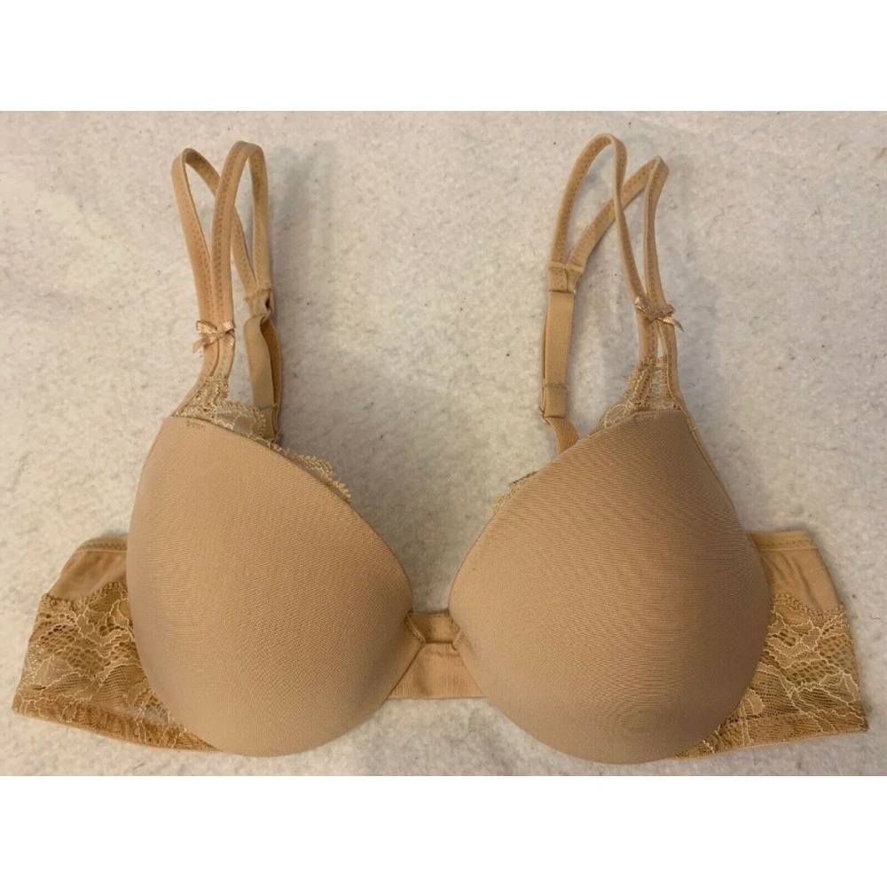 Olga Nude Luxury Lift Contour Padded Bra Sz 34A